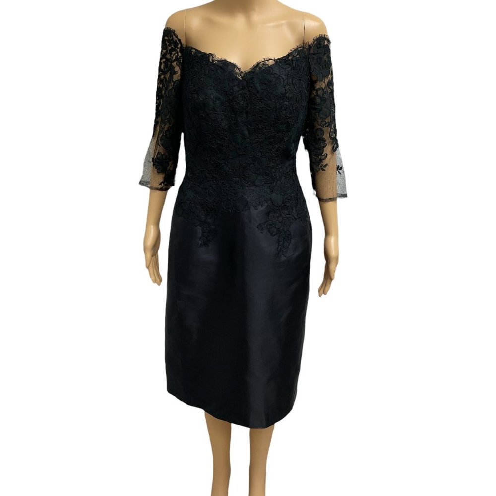 Lace Bodice Cocktail Dress
